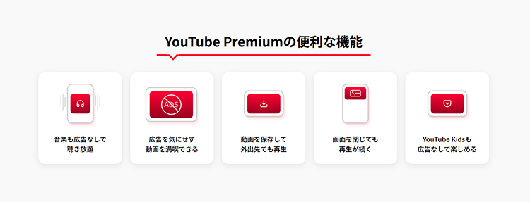 ①そもそもYouTube Premiumとは？ 5つのメリット！