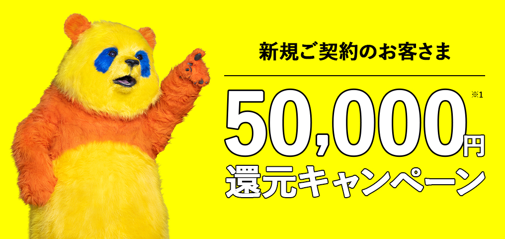 45,000円還元キャンペーン