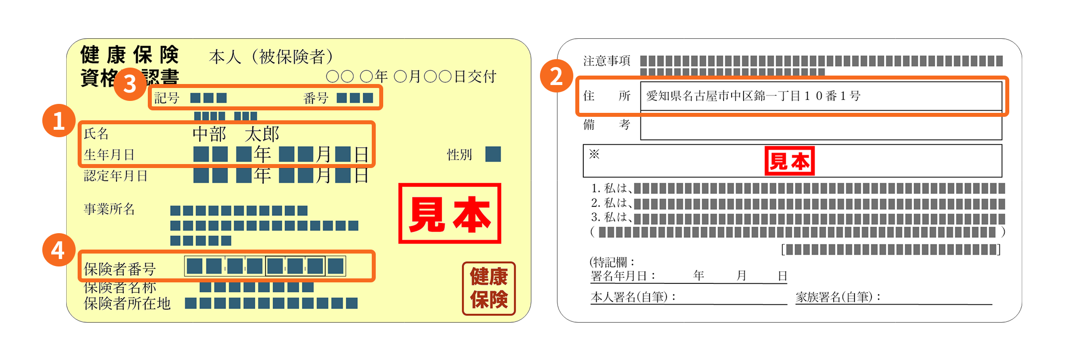 資格確認書（補助書類）