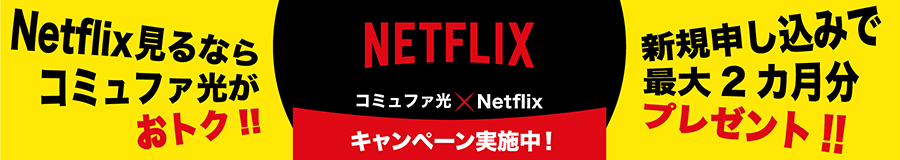 コミュファ光 Netflixパック